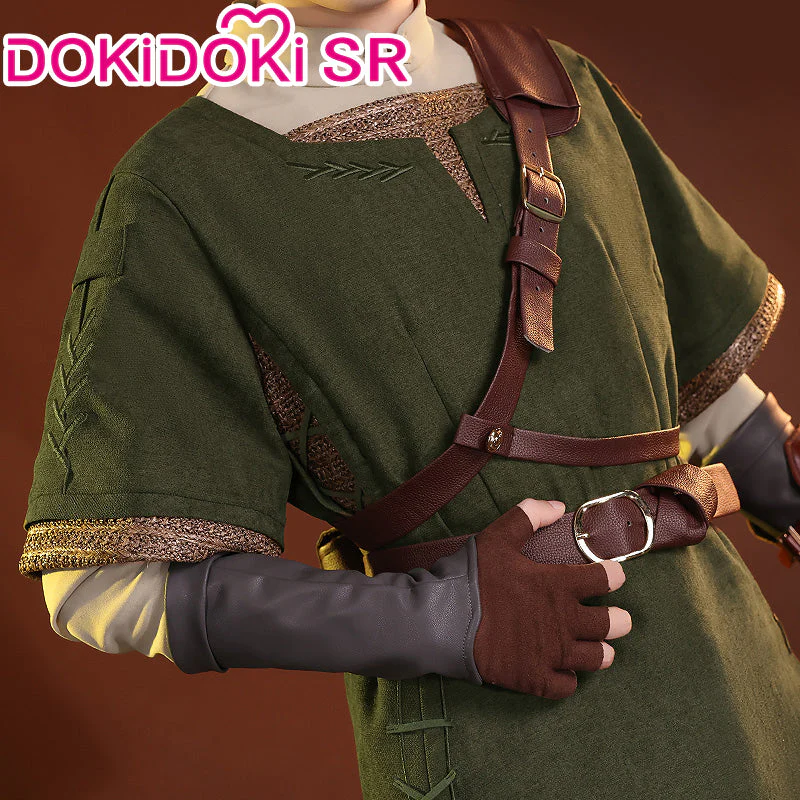 【US/EU LOCAL SHIPPING 】【Size S-2XL】DokiDoki-SR Game Cosplay Costume / Wig Green Suit - Image 3
