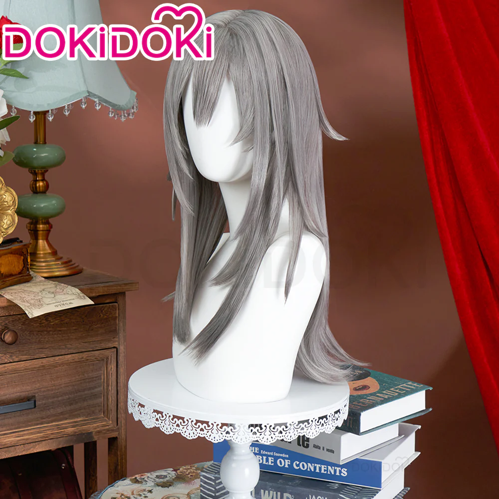 【US/EU LOCAL SHIPPING 】DokiDoki Game Honkai: Star Rail Cosplay Heroine Stelle Cosplay Wig Long Grey Trailblazer - Image 2