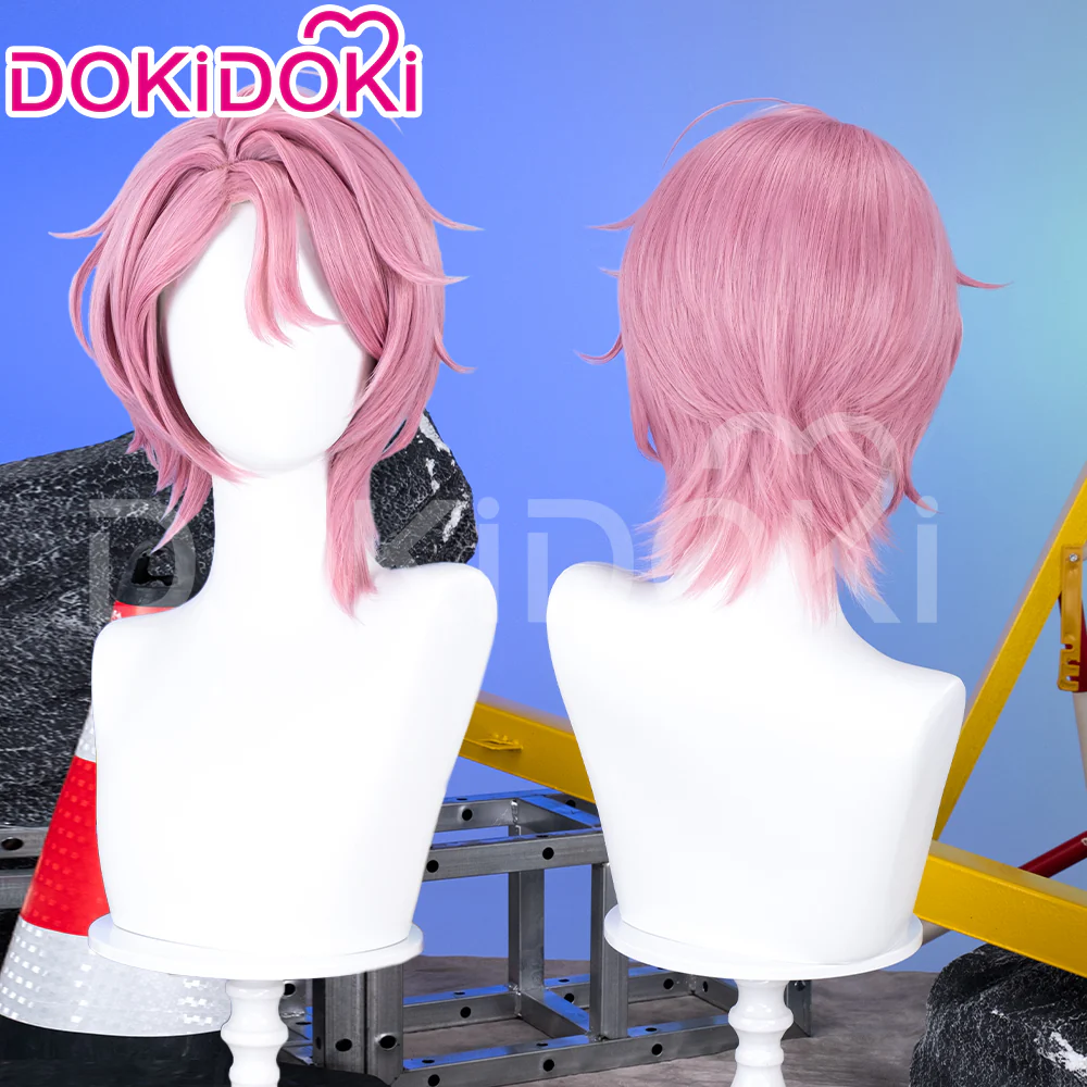 【Ready For Ship】DokiDoki Anime DDD Cosplay Wig Women Pink Short Hair