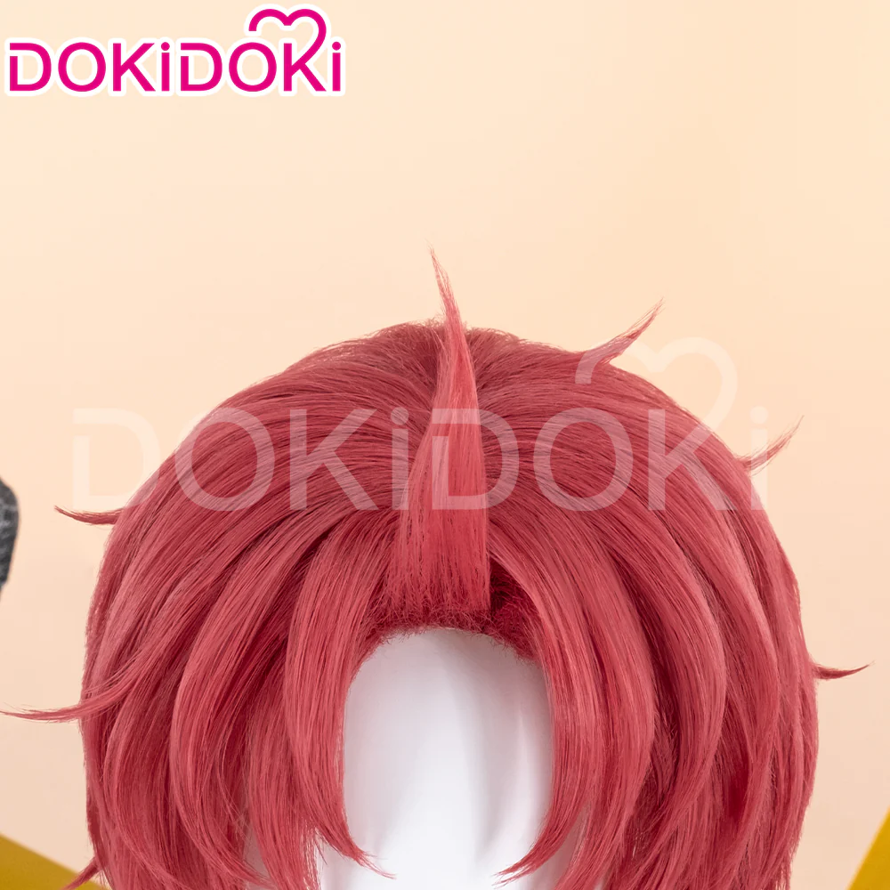 【Ready For Ship】DokiDoki Anime DDD Cosplay Wig Men Red Short Hair - Image 4