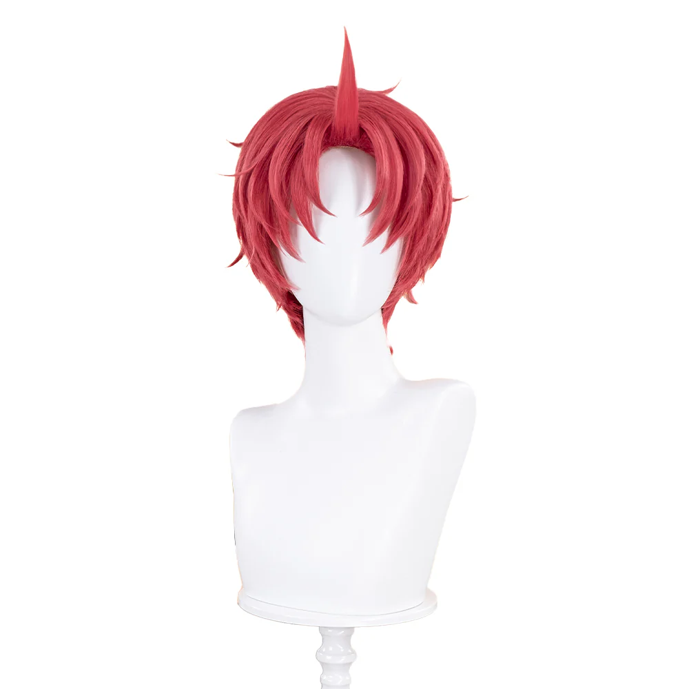 【Ready For Ship】DokiDoki Anime DDD Cosplay Wig Men Red Short Hair - Image 5