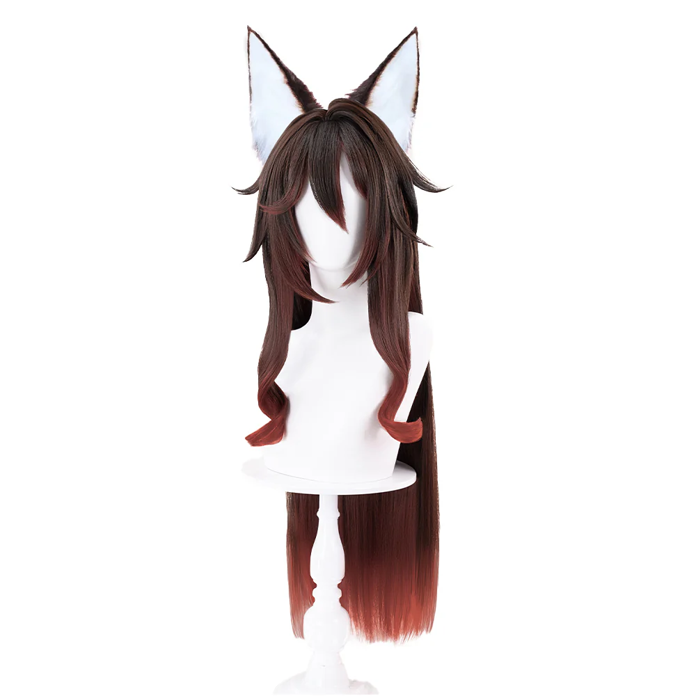 【Ready For Ship】DokiDoki Game Honkai: Star Rail Cosplay Wig Tingyun / Ting Yun Fugue / Wig / Ear Brown - Image 6