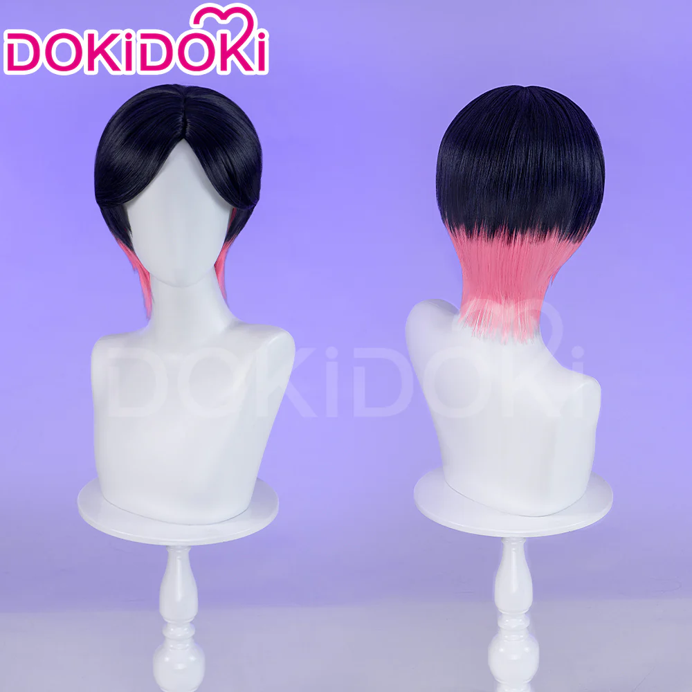 【Ready For Ship】DokiDoki Game Valorant Cosplay Clove Wig Short Straight Hair - Image 2