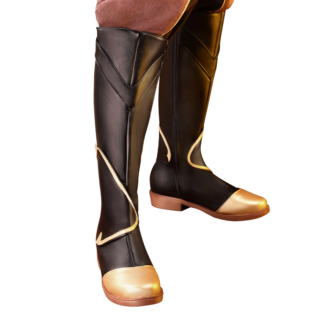 【Ready For Ship】DokiDoki-SSR Game Genshin Impact Cosplay Male Traveler Sora Costume Kong Aether Costume / Shoes - Image 10