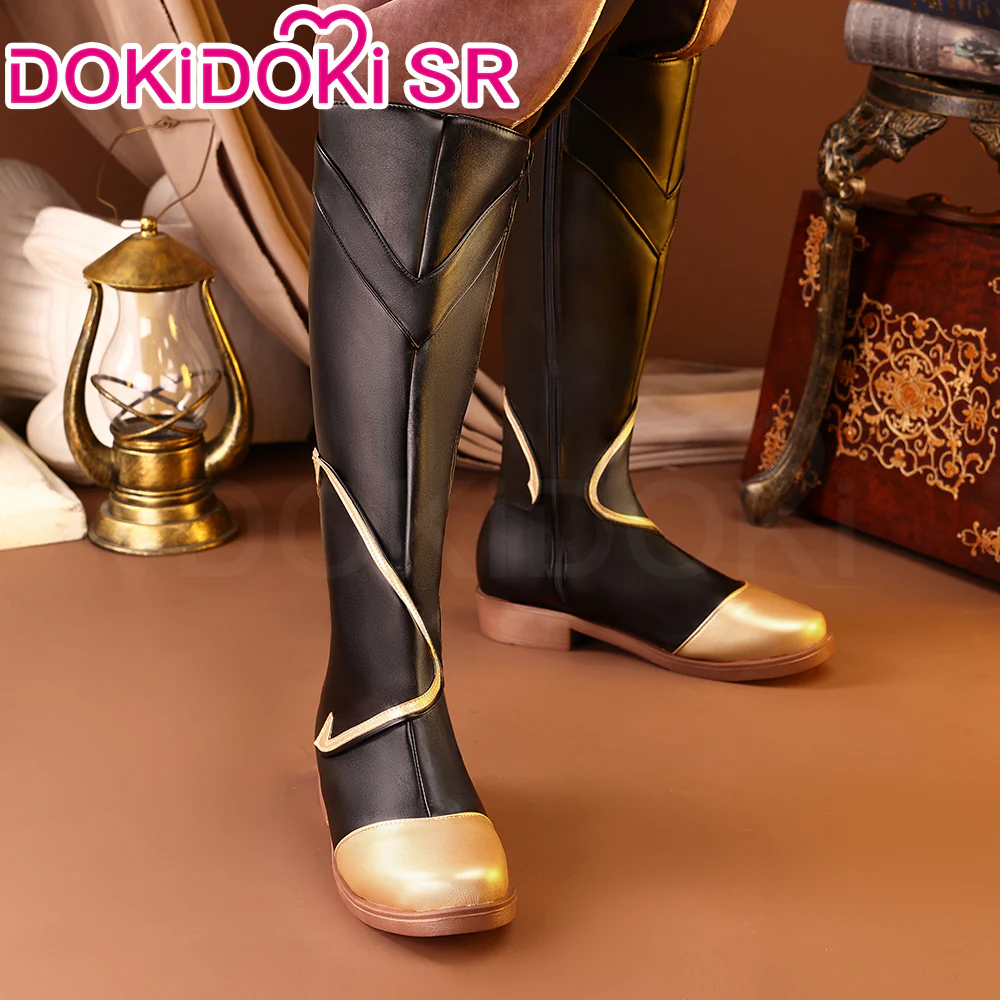 【Ready For Ship】DokiDoki-SSR Game Genshin Impact Cosplay Male Traveler Sora Costume Kong Aether Costume / Shoes - Image 6