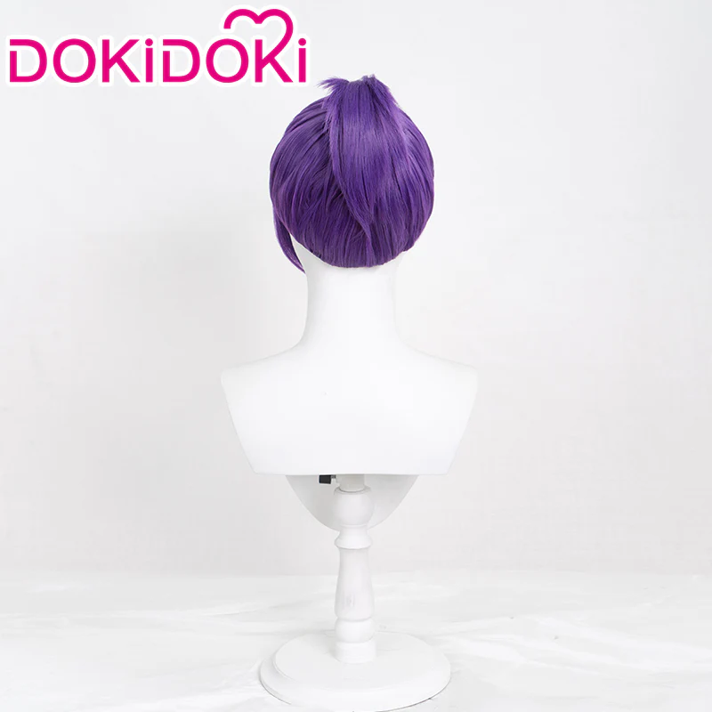 【Ready For Ship】DokiDoki Anime  Cosplay  Cosplay Wig Short Purple - Image 3
