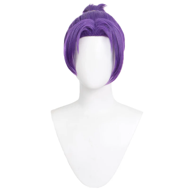 【Ready For Ship】DokiDoki Anime  Cosplay  Cosplay Wig Short Purple - Image 5