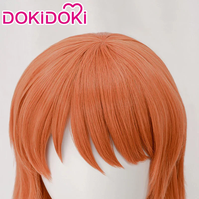 【Partially Ready For Ship】DokiDok Anime Cosplay Short/ Long Orange Wig / Tattoo Sticker - Image 14