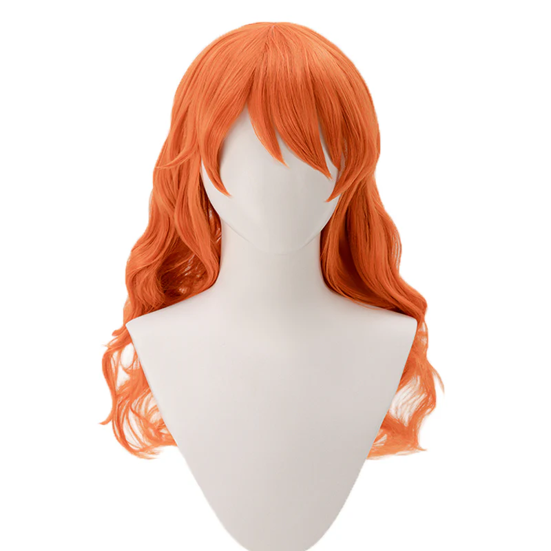 【Partially Ready For Ship】DokiDok Anime Cosplay Short/ Long Orange Wig / Tattoo Sticker - Image 6