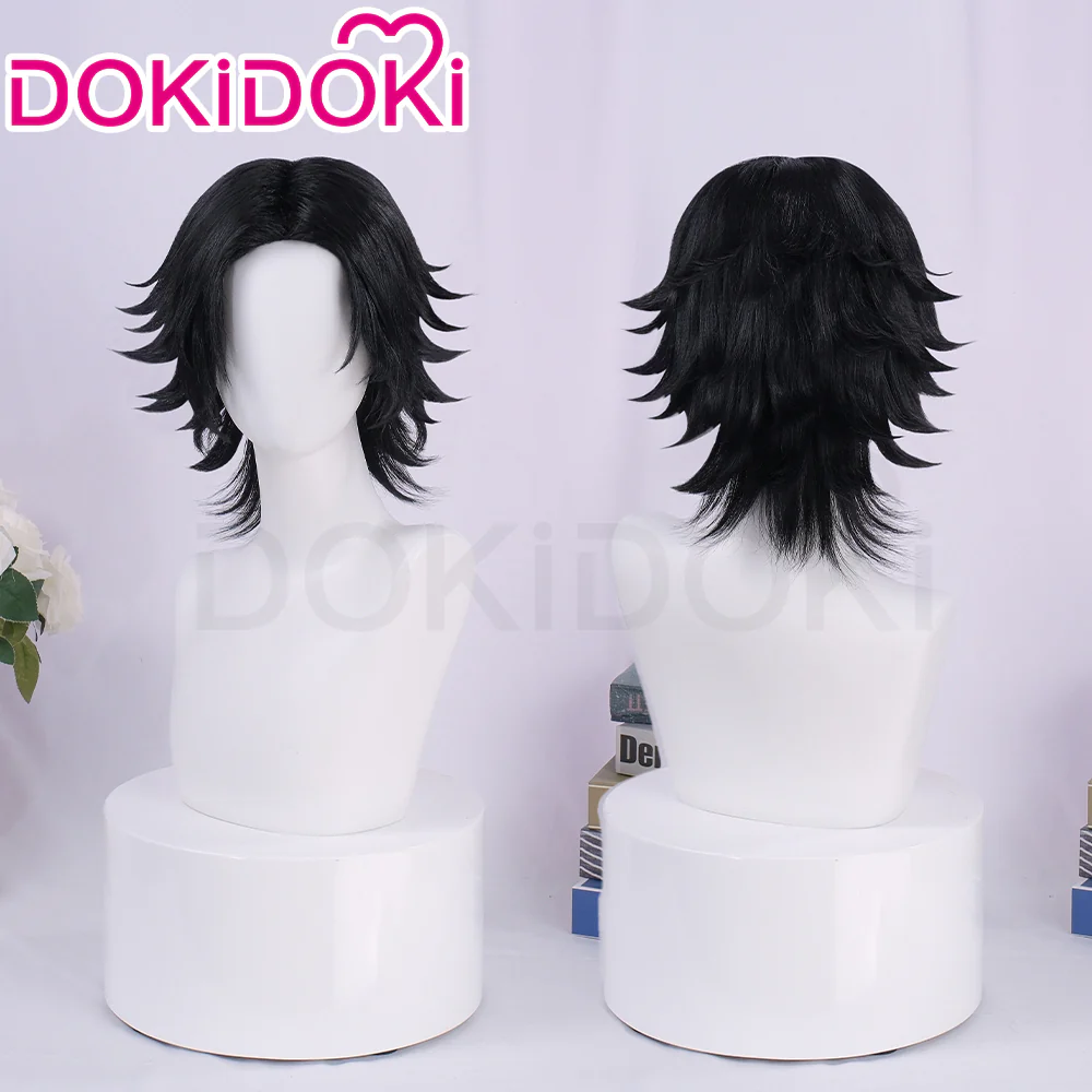 【Ready For Ship】DokiDok Anime Cosplay Wig Short Black Hair