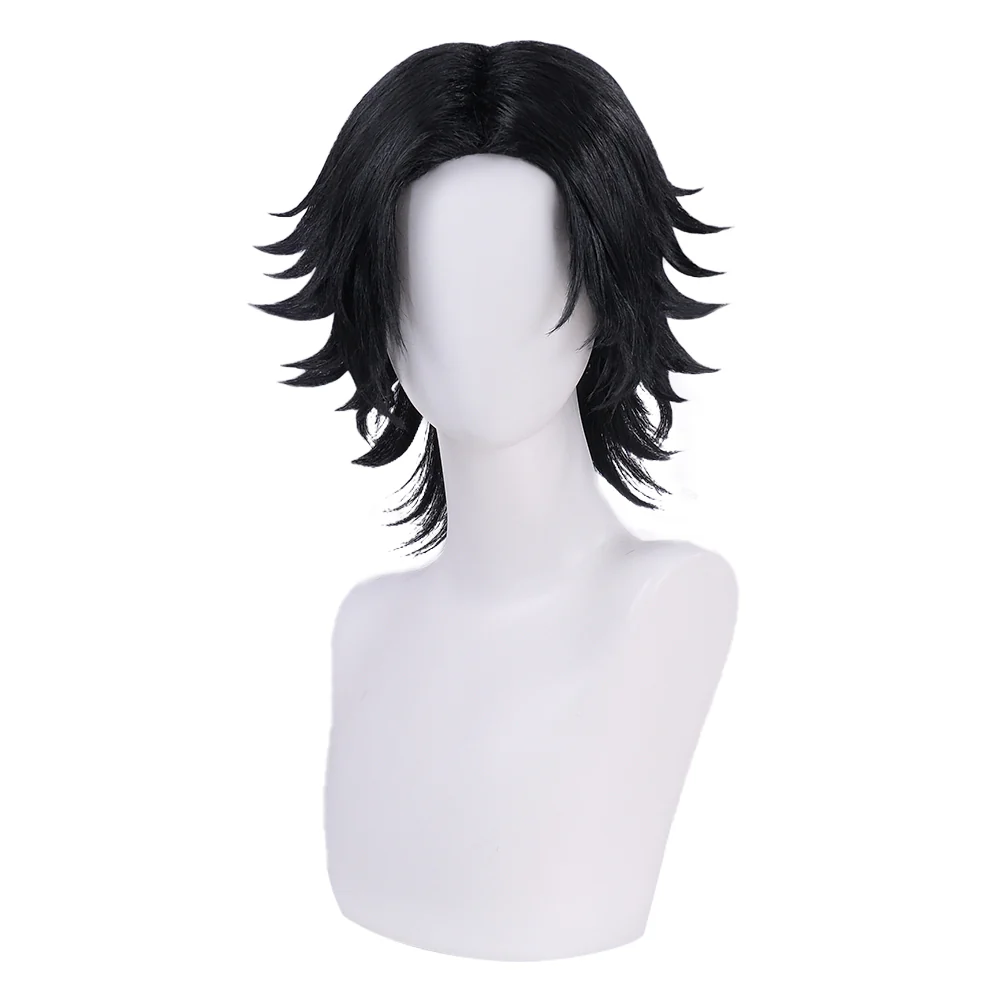 【Ready For Ship】DokiDok Anime Cosplay Wig Short Black Hair - Image 5