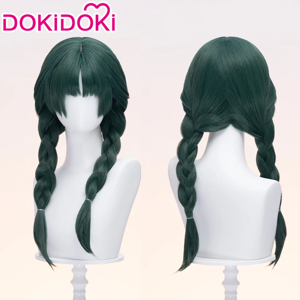 【Partially Ready For Ship】DokiDoki Anime The Apothecary Diaries Cosplay Maomao Wig Long Straight Green Hair Mao Mao Frog The Moon Fairy - Image 12