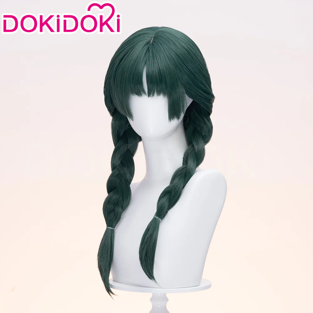 【Partially Ready For Ship】DokiDoki Anime The Apothecary Diaries Cosplay Maomao Wig Long Straight Green Hair Mao Mao Frog The Moon Fairy - Image 13
