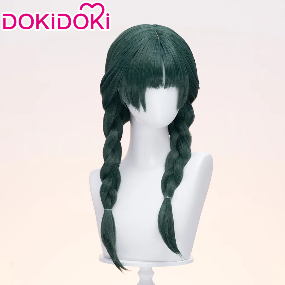 【Partially Ready For Ship】DokiDoki Anime The Apothecary Diaries Cosplay Maomao Wig Long Straight Green Hair Mao Mao Frog The Moon Fairy - Image 14