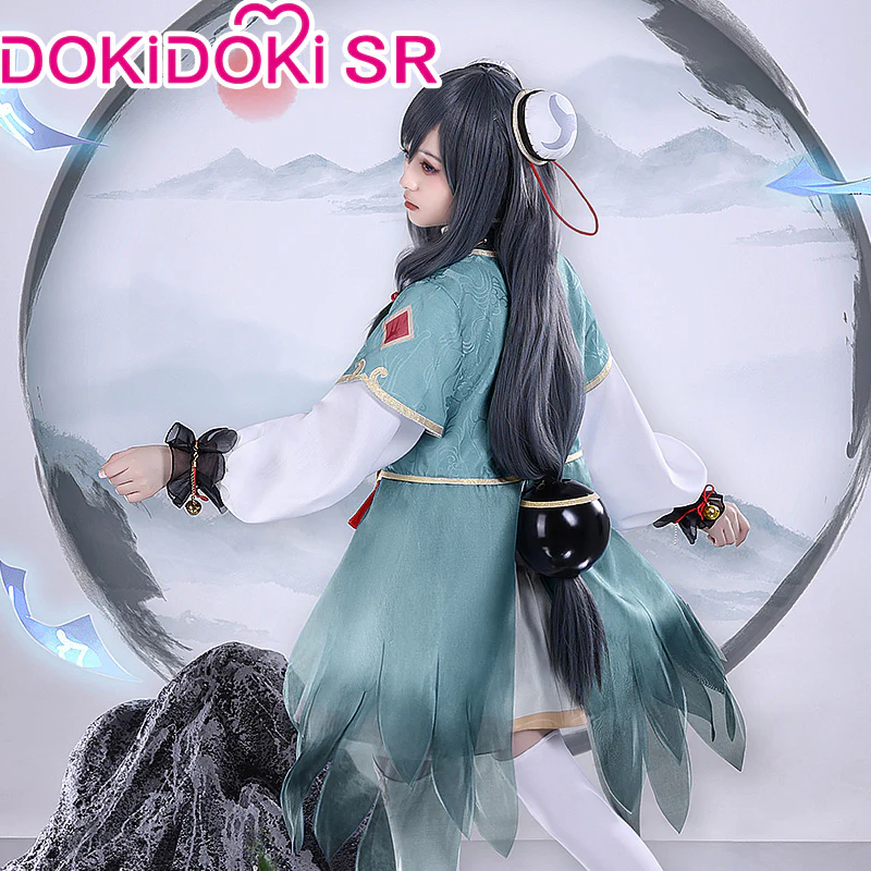 【In Stock】DokiDoki-SR Game Genshin Impact Cosplay Shenhe Costume Shen He Child Ver - Image 4