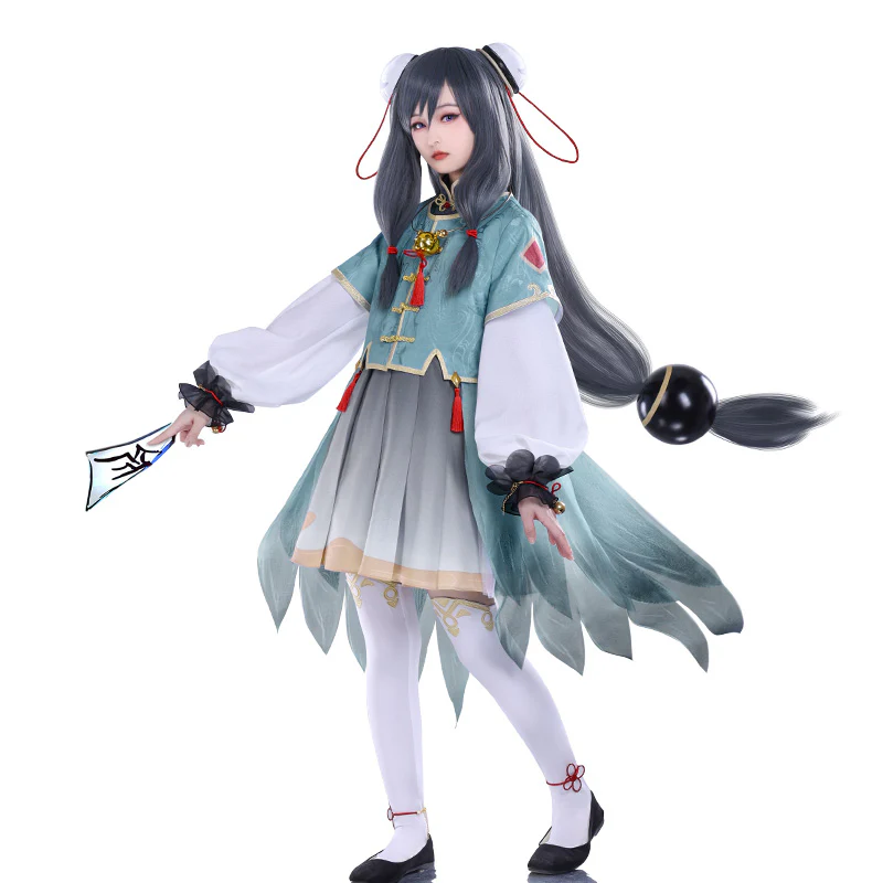 【In Stock】DokiDoki-SR Game Genshin Impact Cosplay Shenhe Costume Shen He Child Ver - Image 7