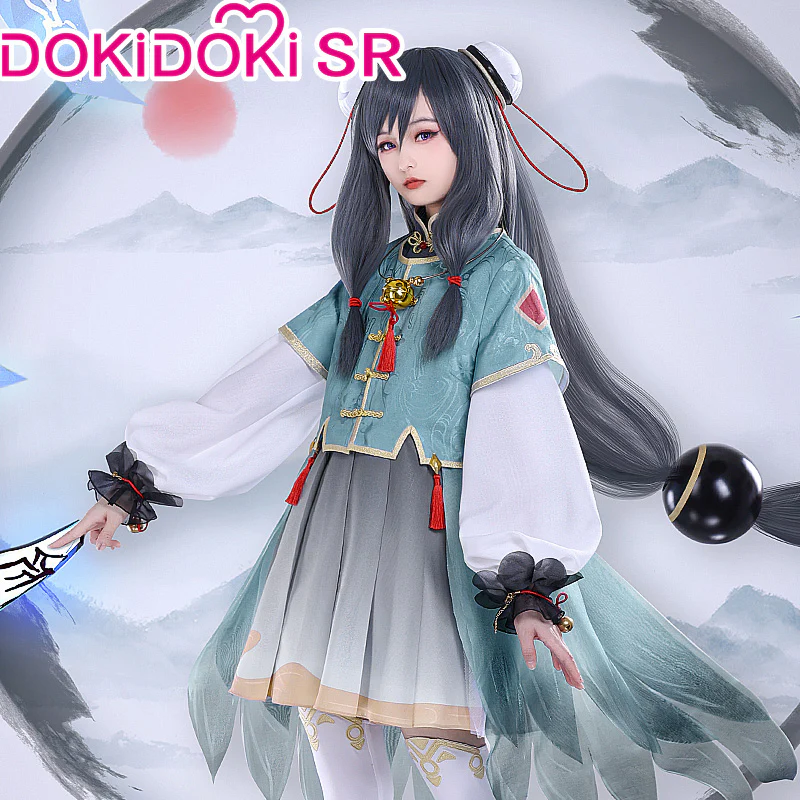【In Stock】DokiDoki-SR Game Genshin Impact Cosplay Shenhe Costume Shen He Child Ver - Image 8