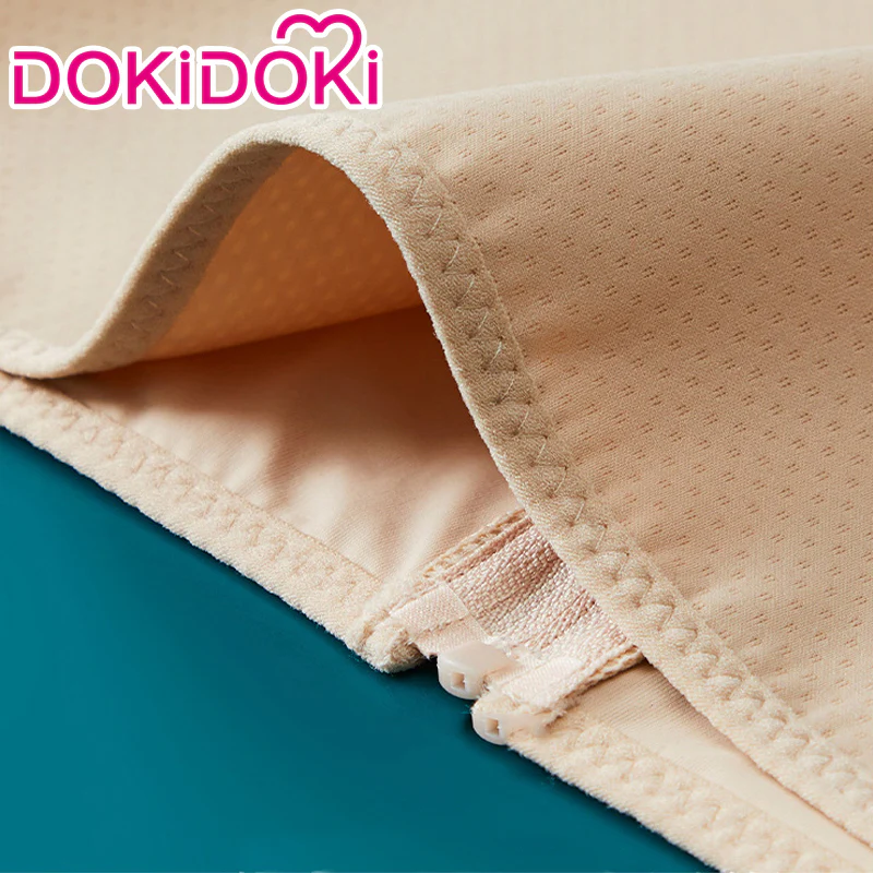 【In Stock】DokiDoki-Cosplay Corset Bottoming Vest Skin Tone/Black Costume - Image 4