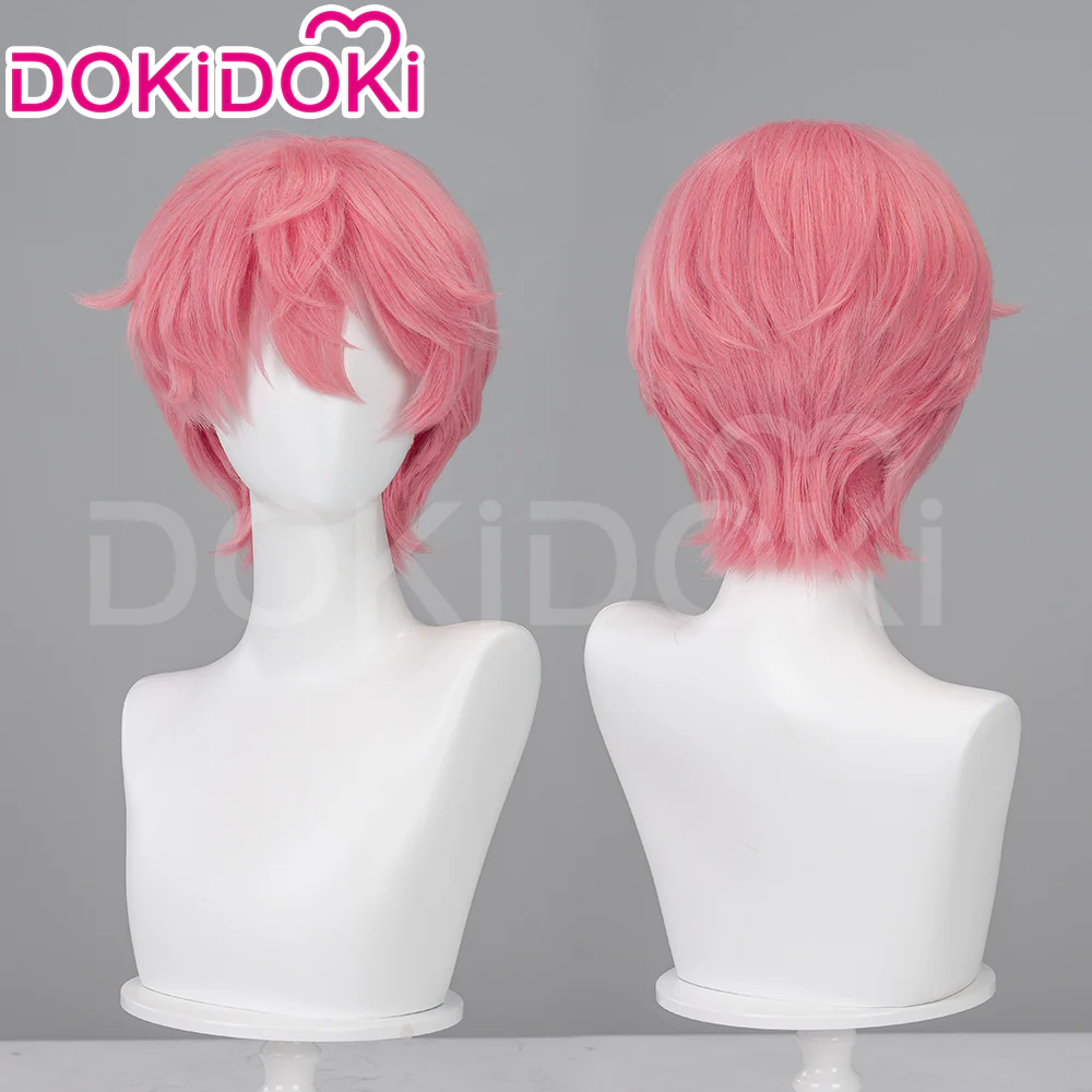 【Partially Ready For Ship】【Small Area Front Lace】DokiDoki Music Video Cosplay Wig / Eyelashes Women Long / Short Curly Gradient Pink Hair - Image 15