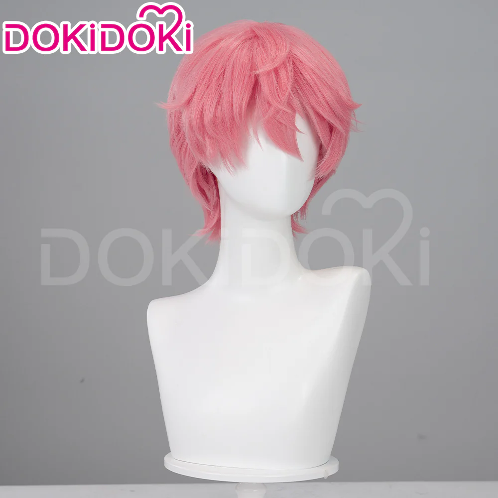 【Partially Ready For Ship】【Small Area Front Lace】DokiDoki Music Video Cosplay Wig / Eyelashes Women Long / Short Curly Gradient Pink Hair - Image 17