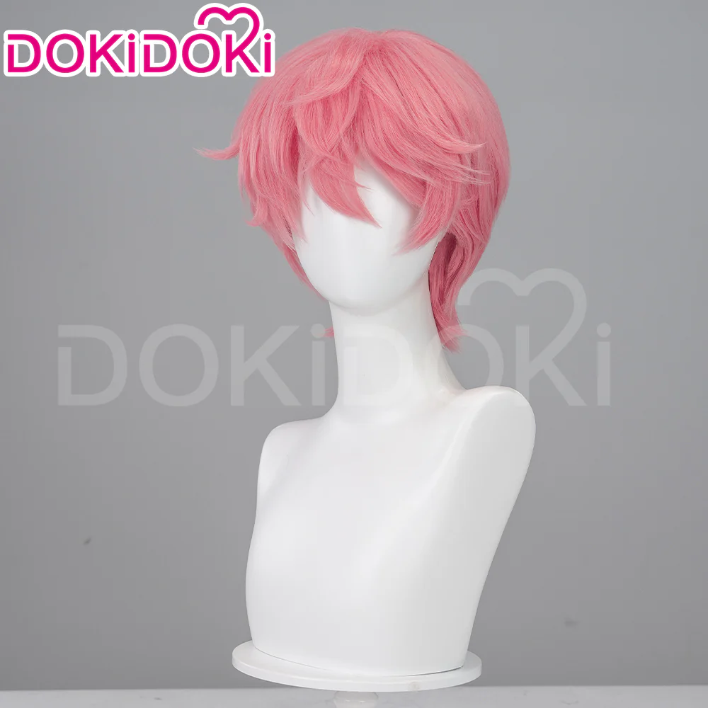 【Partially Ready For Ship】【Small Area Front Lace】DokiDoki Music Video Cosplay Wig / Eyelashes Women Long / Short Curly Gradient Pink Hair - Image 18