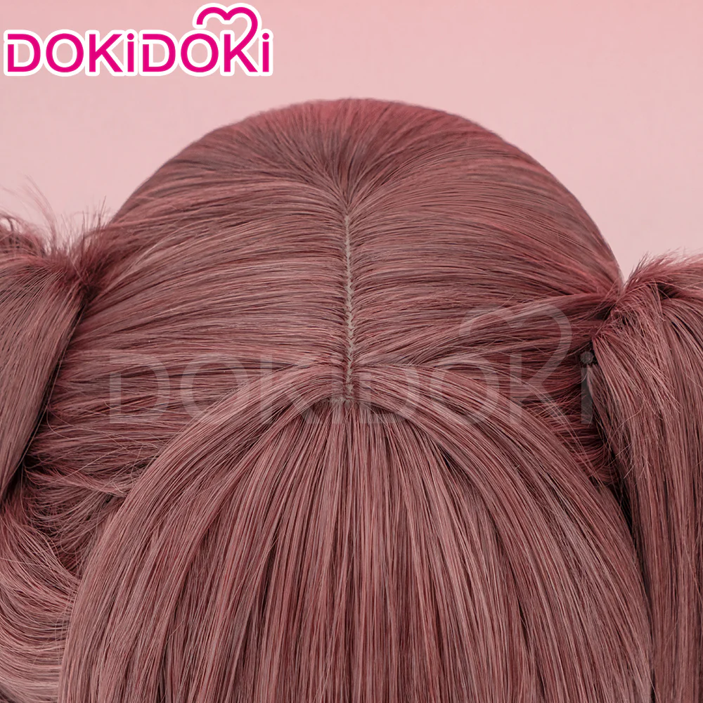 【Ready For Ship】DokiDoki Anime 2.5 Dimensional Seduction Cosplay Tachibana Mikari Wig Long Straight Brown / Purple Pink Gradient Hair - Image 5