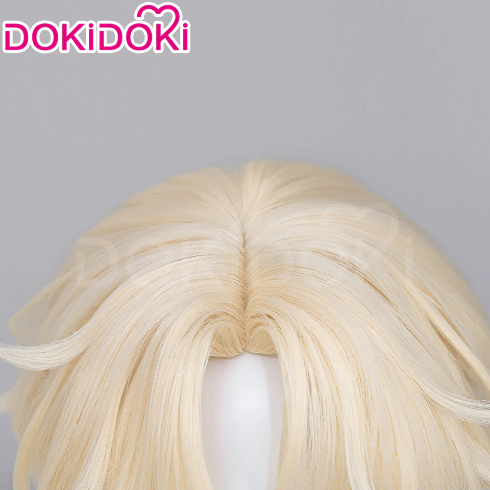 【Partially Ready For Ship】【FRONT LACE】DokiDoki Music Video Cosplay Wig / Ring / False Eyelashe Short Curly Blond Hair R5 R7 - Image 20