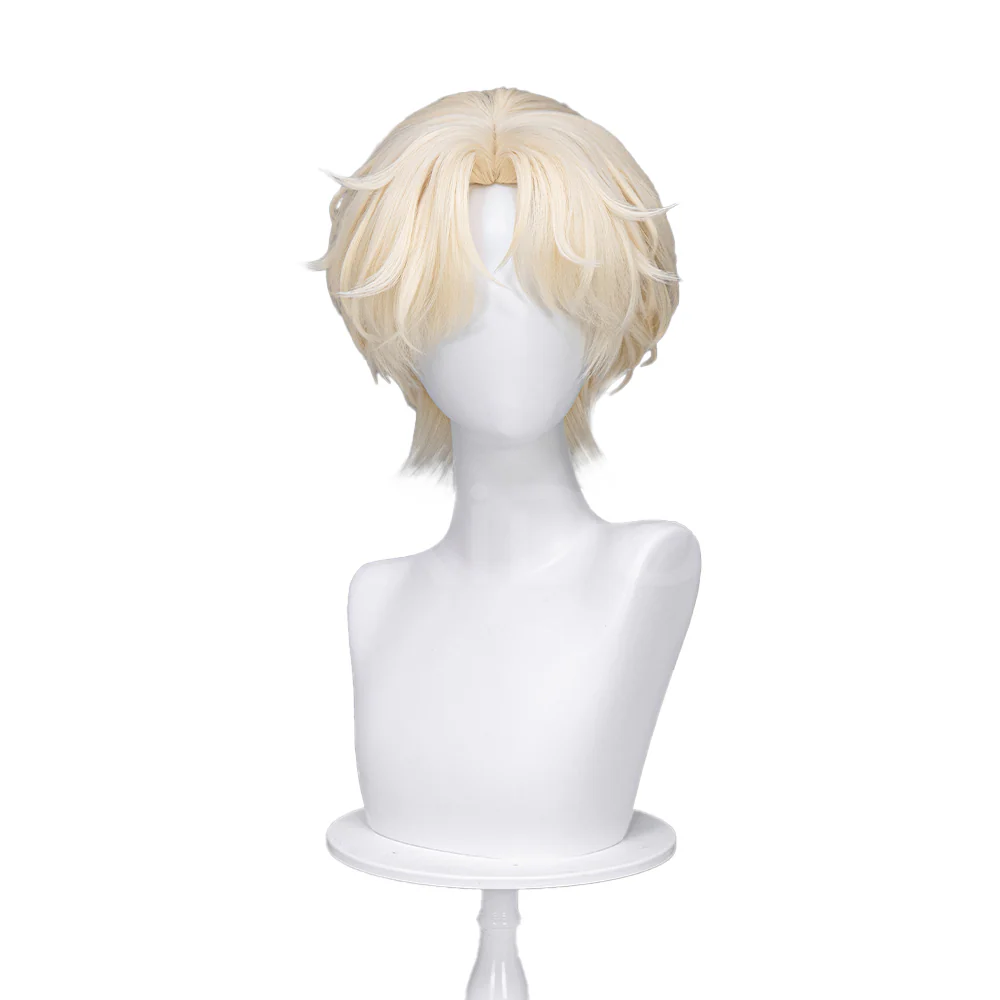 【Partially Ready For Ship】【FRONT LACE】DokiDoki Music Video Cosplay Wig / Ring / False Eyelashe Short Curly Blond Hair R5 R7 - Image 21