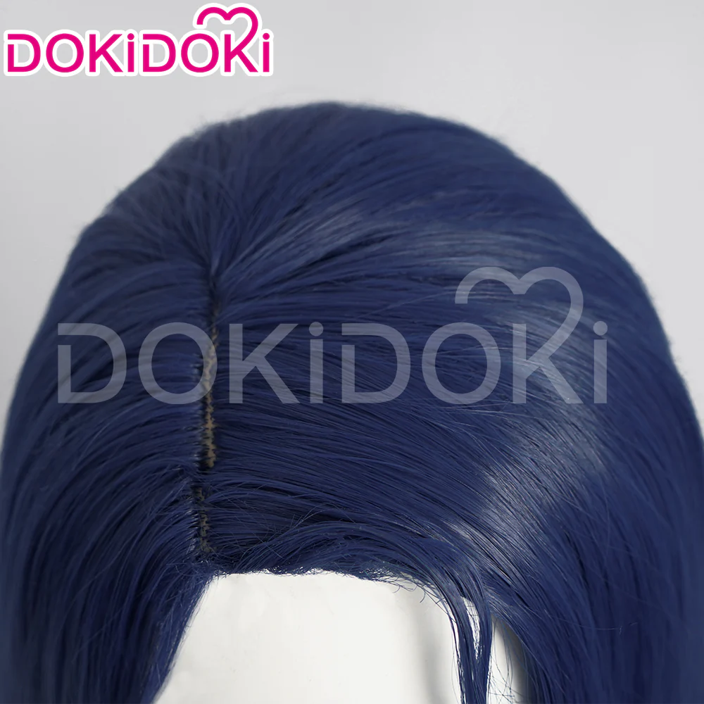【Ready For Ship】【Front Lace】DokiDoki Game Wig / Eyepatch the Sheriff of Piltover Long Straight Purple Hair - Image 10