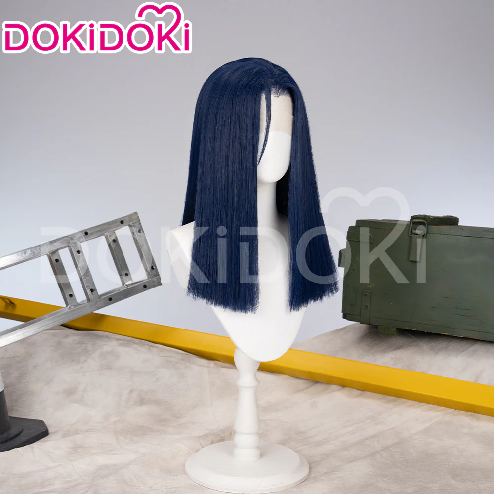 【Ready For Ship】【Front Lace】DokiDoki Game Wig / Eyepatch the Sheriff of Piltover Long Straight Purple Hair - Image 18