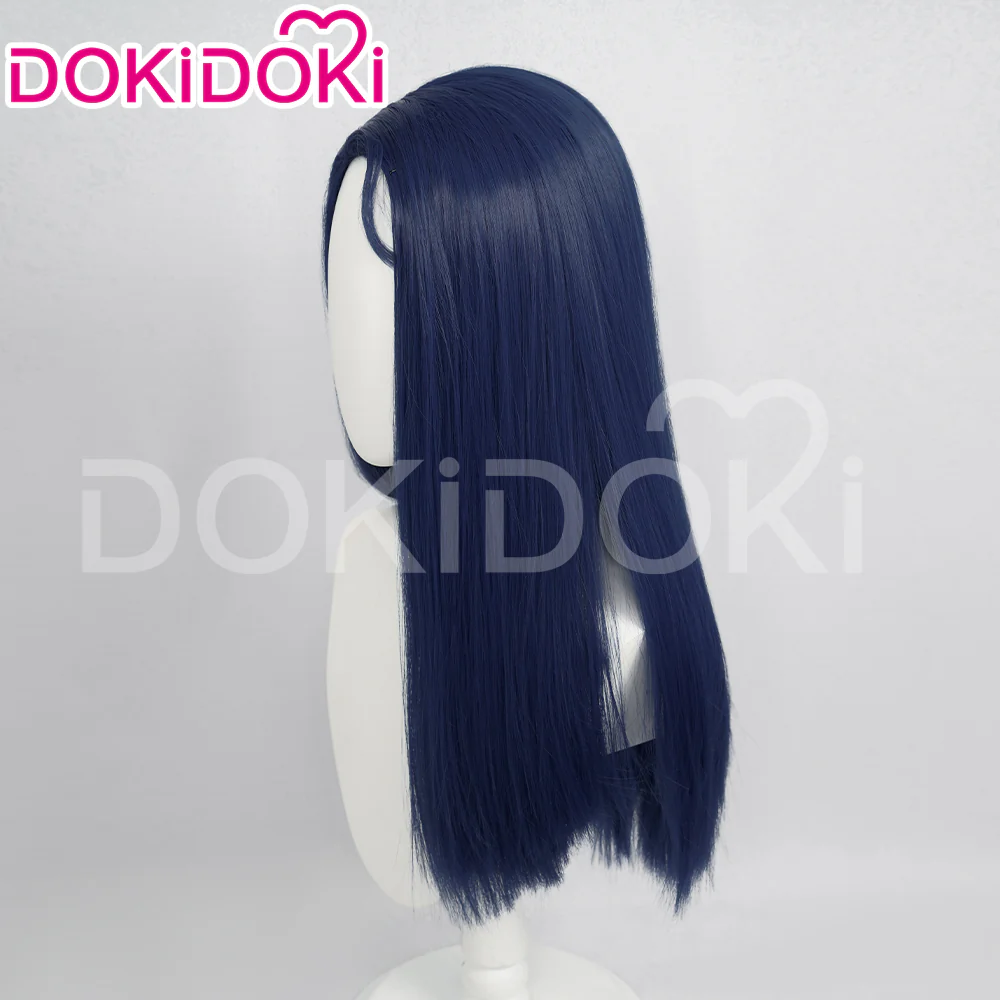 【Ready For Ship】【Front Lace】DokiDoki Game Wig / Eyepatch the Sheriff of Piltover Long Straight Purple Hair - Image 7