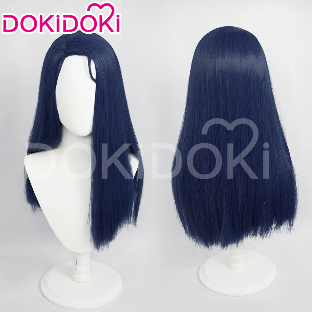 【Ready For Ship】【Front Lace】DokiDoki Game Wig / Eyepatch the Sheriff of Piltover Long Straight Purple Hair - Image 8