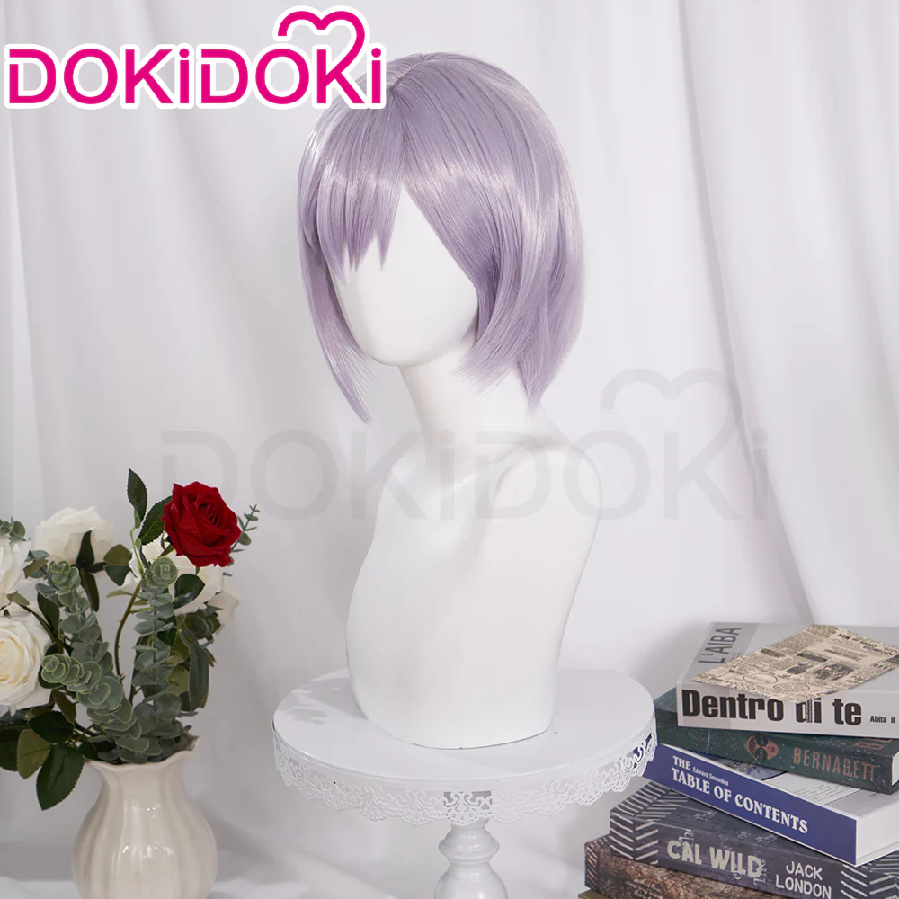 【Ready For Ship】DokiDoki Anime BanG Dream! Cosplay Takamatsu Tomori Wig Short Purple Straight - Image 2