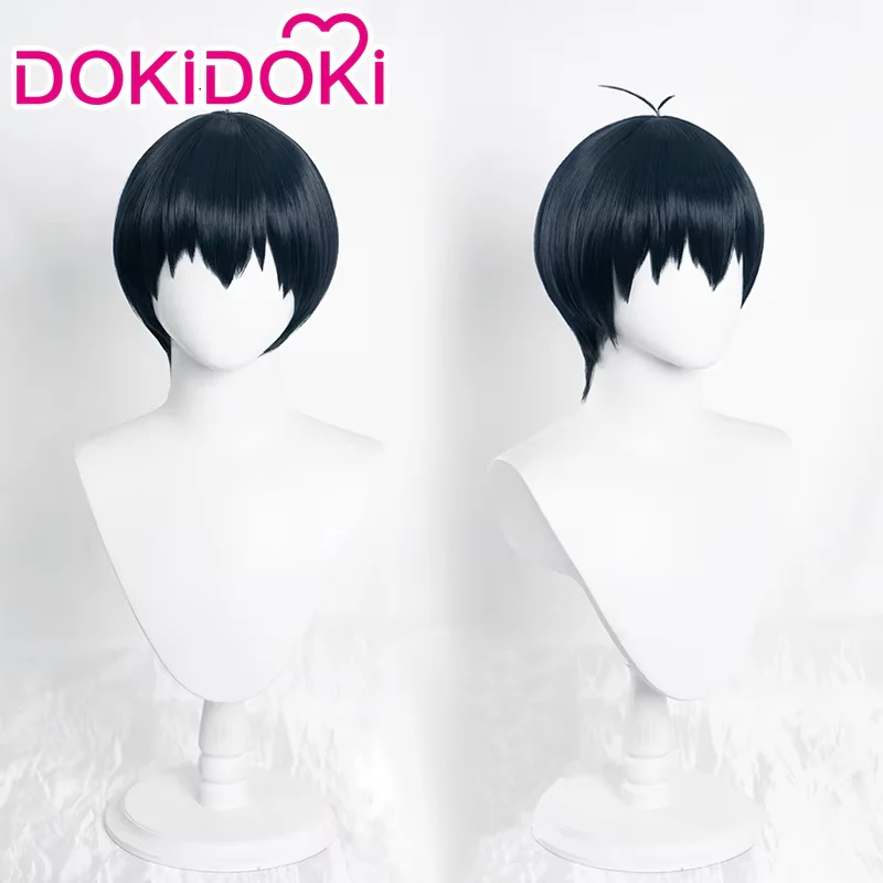 【Ready For Ship】DokiDoki Anime  Cosplay  Wig Short Black Wig