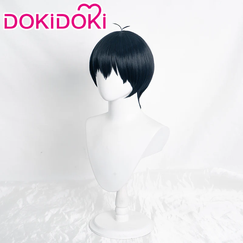 【Ready For Ship】DokiDoki Anime  Cosplay  Wig Short Black Wig - Image 2