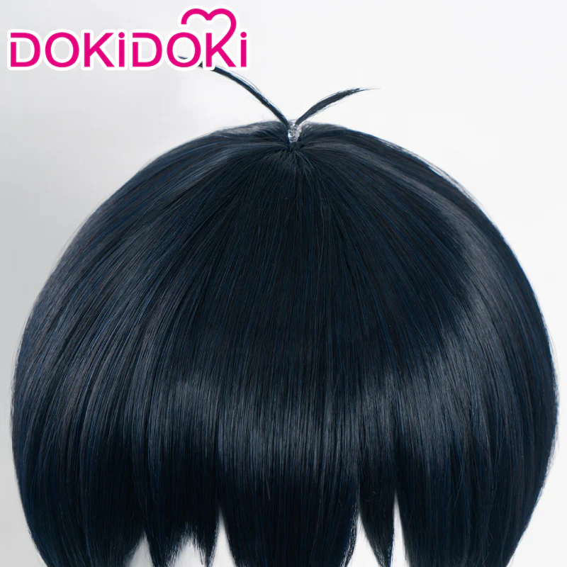 【Ready For Ship】DokiDoki Anime  Cosplay  Wig Short Black Wig - Image 4