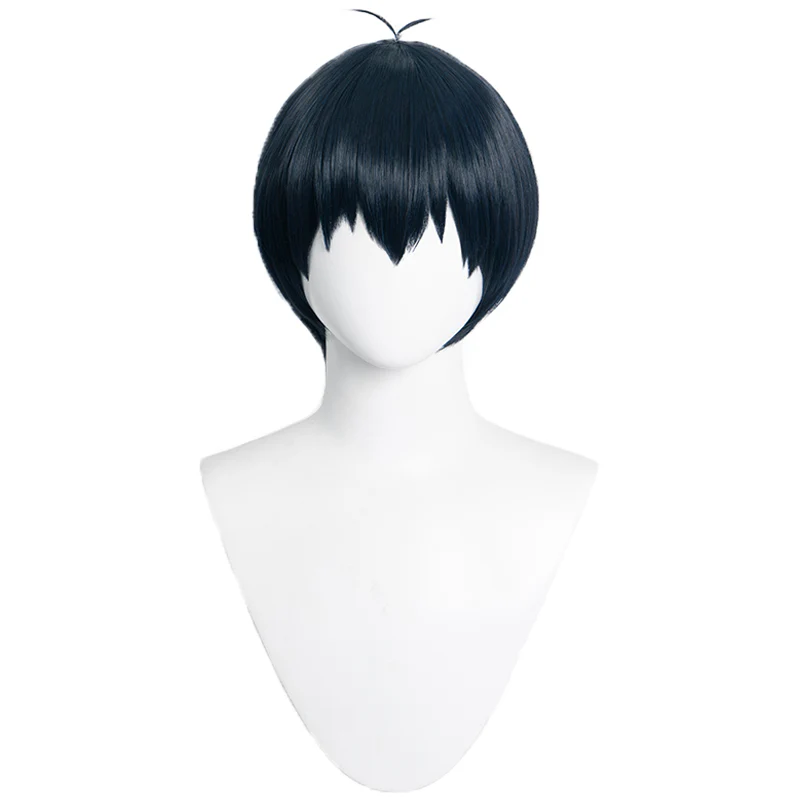 【Ready For Ship】DokiDoki Anime  Cosplay  Wig Short Black Wig - Image 5