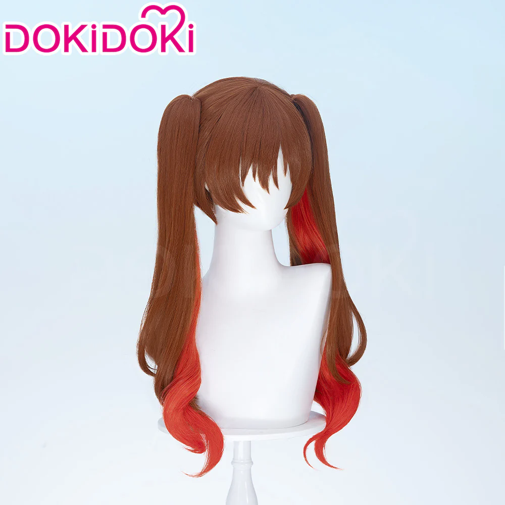 【Ready For Ship】DokiDoki Anime Bocchi the Rock! Cosplay Otsuki Yoyoko Wig Long Curly Brown Red Highlight Hair SIDEROS - Image 3