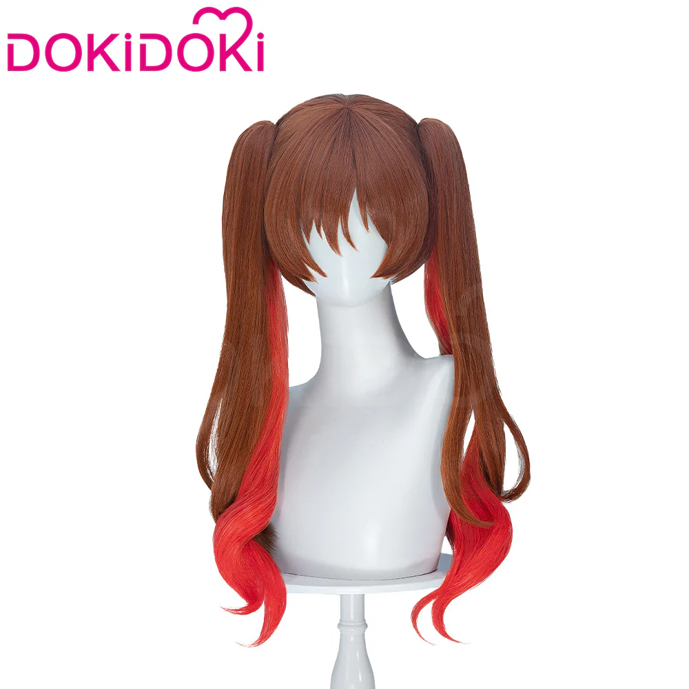 【Ready For Ship】DokiDoki Anime Bocchi the Rock! Cosplay Otsuki Yoyoko Wig Long Curly Brown Red Highlight Hair SIDEROS - Image 5