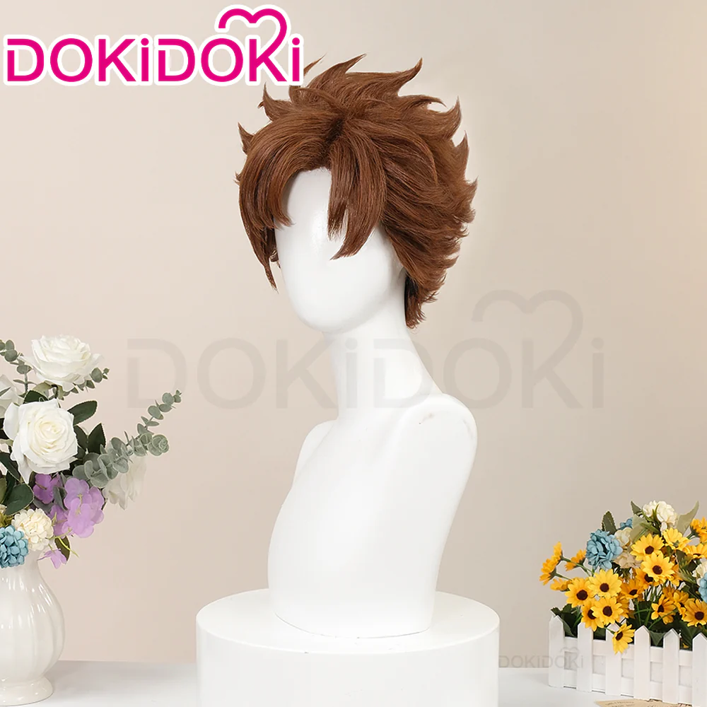 【Ready For Ship】DokiDoki Anime BUCCHIGIRI？！Cosplay Asamine Matakara Wig Short Straight Brown Hair - Image 2