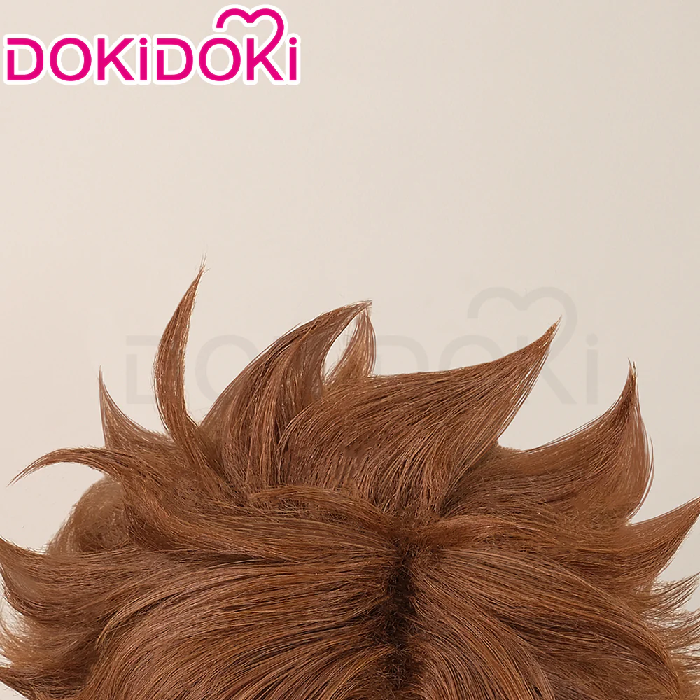 【Ready For Ship】DokiDoki Anime BUCCHIGIRI？！Cosplay Asamine Matakara Wig Short Straight Brown Hair - Image 4