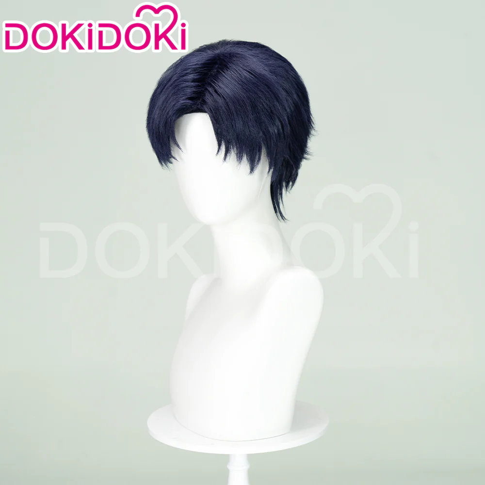 【Ready For Ship】DokiDoki Anime Card Captor Sakura Cosplay Hiragizawa Eriol Wig Short Straight Blue Hair - Image 2