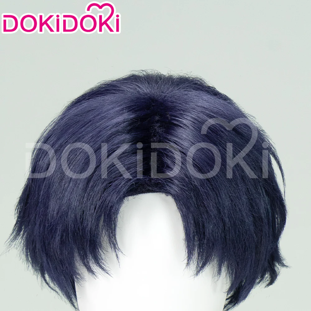 【Ready For Ship】DokiDoki Anime Card Captor Sakura Cosplay Hiragizawa Eriol Wig Short Straight Blue Hair - Image 4