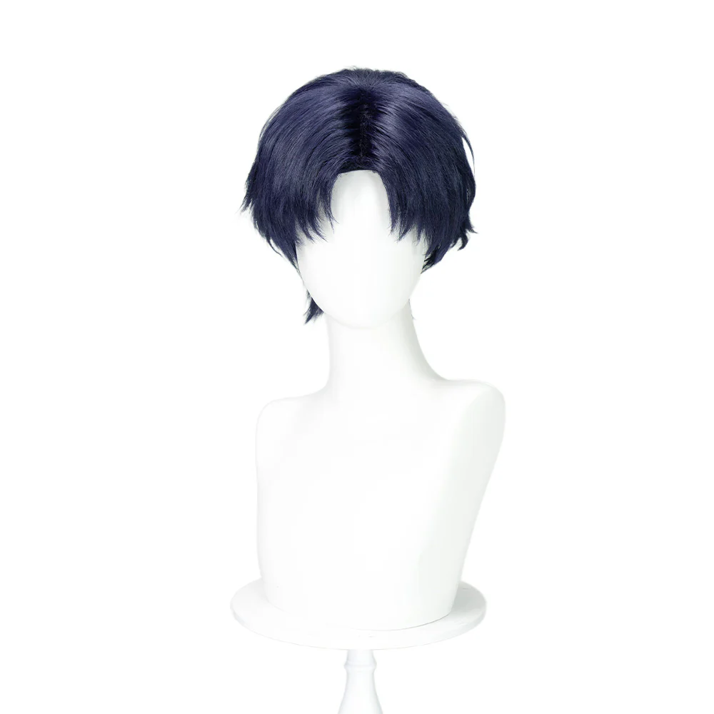 【Ready For Ship】DokiDoki Anime Card Captor Sakura Cosplay Hiragizawa Eriol Wig Short Straight Blue Hair - Image 5