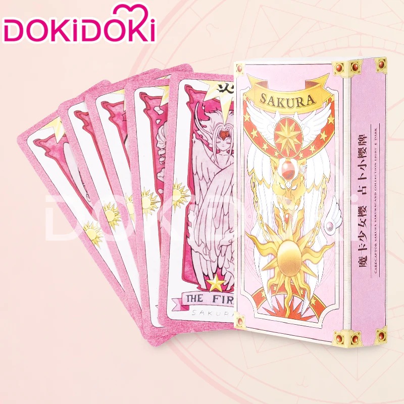【In Stock】DokiDoki Anime Card Captor Sakura Cosplay Kinomoto Sakura Cards Prop Magic Cards - Image 3
