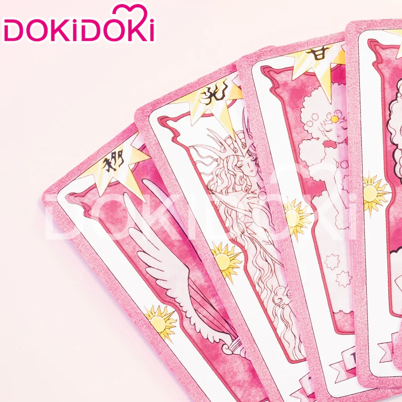 【In Stock】DokiDoki Anime Card Captor Sakura Cosplay Kinomoto Sakura Cards Prop Magic Cards - Image 5