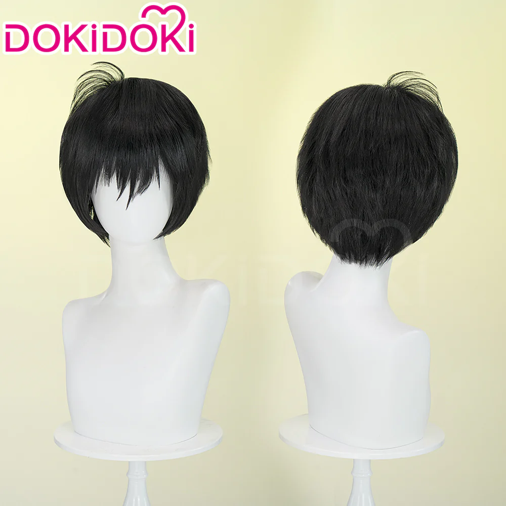 【Ready For Ship】DokiDoki Anime Cosaply Wig Black Straight Hair
