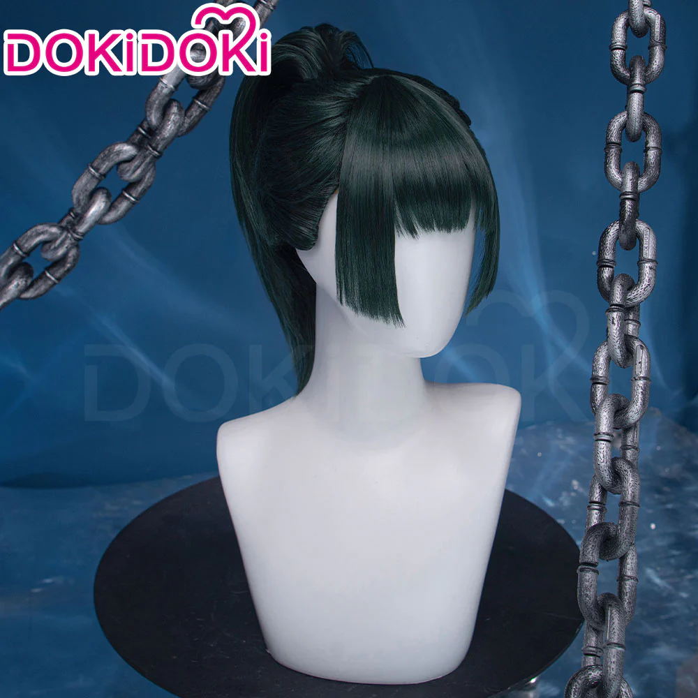 【Partially Ready For Ship】Dokidoki Anime Cosplay Wig Women Halloween Green Wig / Short Hair - Image 3