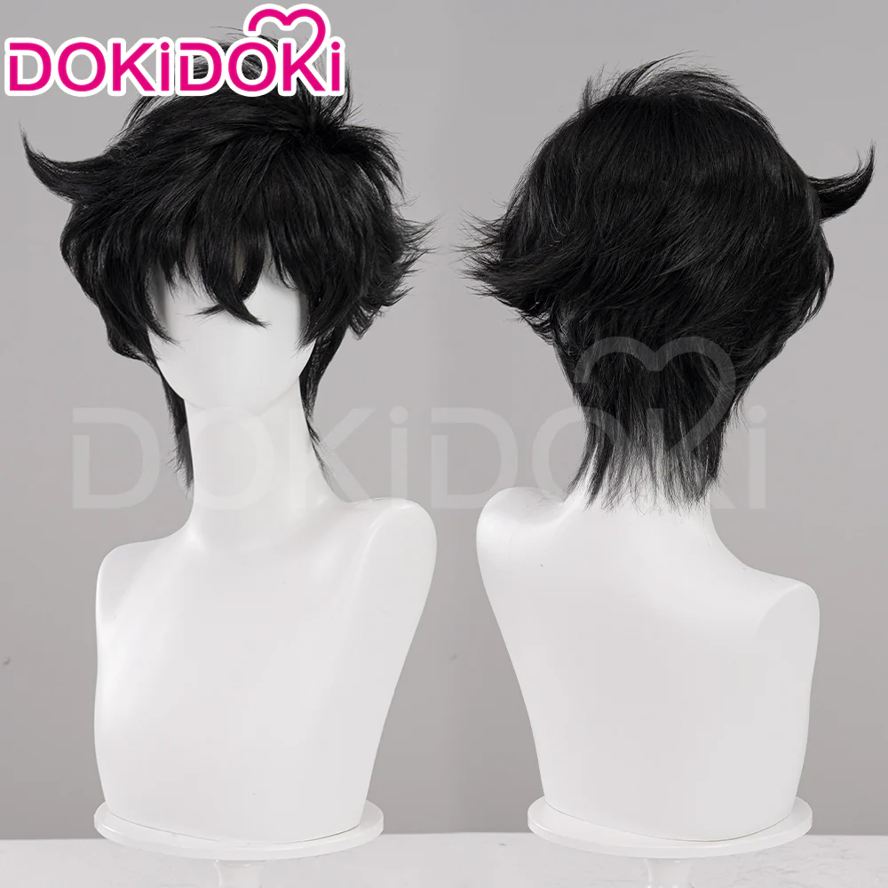 【Ready For Ship】DokiDoki Anime Cosplay Short Black Wig Men