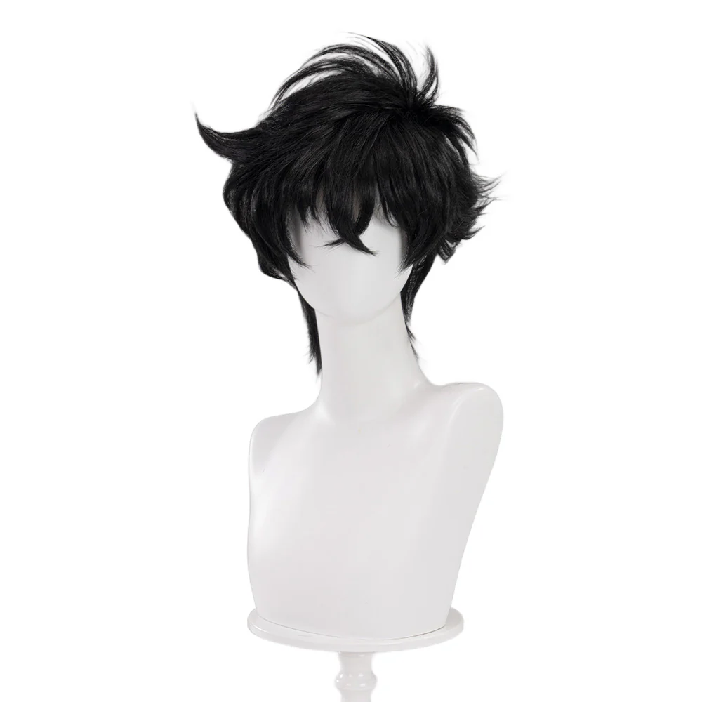 【Ready For Ship】DokiDoki Anime Cosplay Short Black Wig Men - Image 2